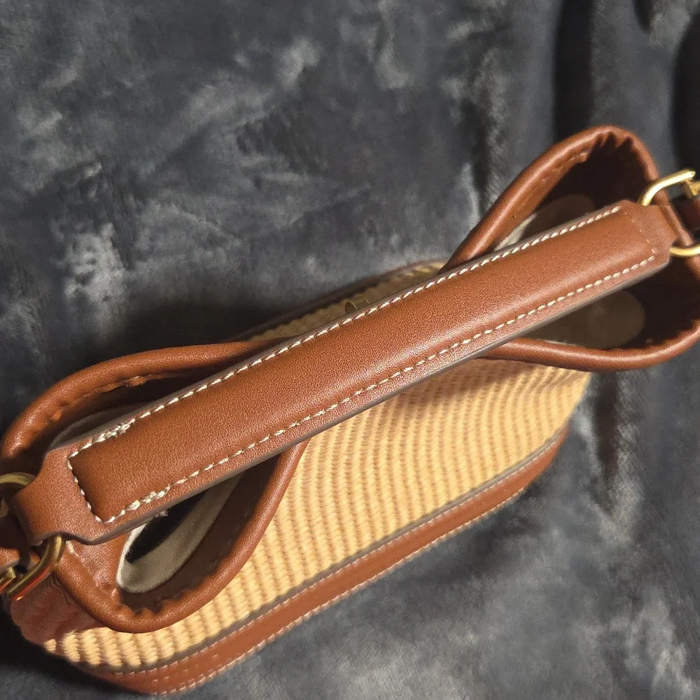 Mango Raffia Effect Bucket Bag - Picture 5 of 10